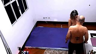 Sensual nuru babe gives bareback blowjob, takes creampie in pussy right?