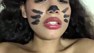 Halloween Petite Thinks Of Huge Cock Inside