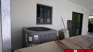 spying on then pounding my busty blonde milf neighbor's wet pussy pov