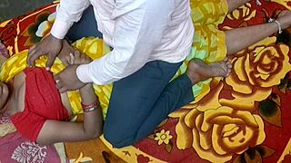hot swinger wife in yellow saree fucked hard by brother-in-law after husband sleeps