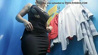 dressing room spy cam catches russian girl's huge boobs n nipples... wow