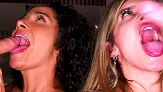 Fomos na festa da fraternidade banging curvy college sluts com os irmaos dotados