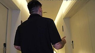 Hidden Cam Catches Waiter Pounding Dutch Blonde's Big Pussy Creampie