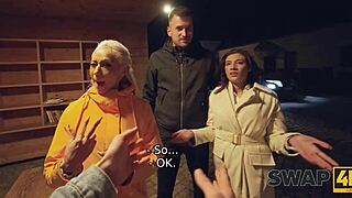 Husband Watches Huge Cock Swap Fuck His Colombian Wife