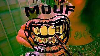 ebony sub outdoor public golden shower domination by old black master