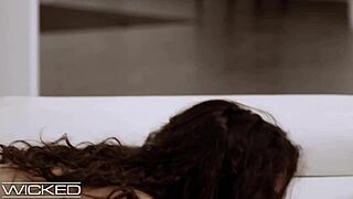 Curly Latina Student Deepthroats Teacher's Cock Before Passionate Pussy Licking