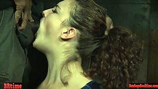 dickloving sub bound gets sloppy throatfucked rough 😈🔥