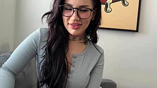 hey stepdad, your sweet busty daughter nova cane rides you cowgirl