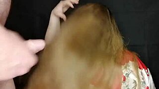 wanna see me cum all over stepmom's long hair she loved it