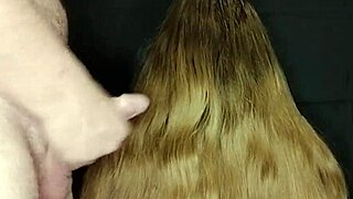 wanna see me cum all over stepmom's long hair she loved it