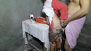 whoa indian milf maid's tight virgin ass gets brutally fucked by owner's monster cock real hindi