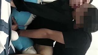 WOW, viral college girl screams in ecstasy from ex's wild pounding!