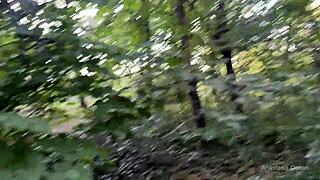 A random guy gave me his monster cock for that risky outdoor public blowjob with cumshot