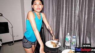 you love rough fucking this wet petite asian after swallowing my load?
