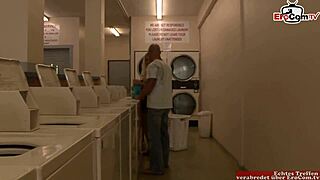 blonde milf big tits picked up swallows cumshot