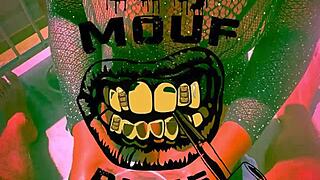 ebony sub outdoor public golden shower domination by old black master