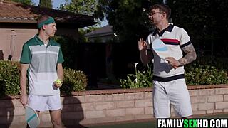 pickleball turns into wild stepfamily foursome fuckfest