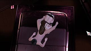 hot stockings TEACHER seduces in hentai game