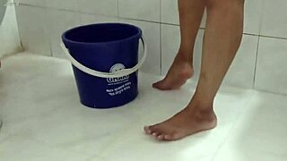 maid cleans floor gets assfucked
