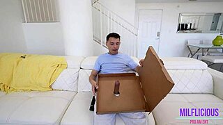 pizza delivery turns into milf alexa payne's wild taboo ride!