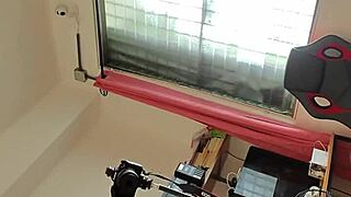 POV Stepson Catches Stepmom Masturbating, Fucks Her Tight Pussy, Cums on Ass