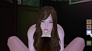 hot stockings TEACHER seduces in hentai game