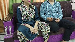 punjabi stepmom punishes horny stepson with rough desi roleplay sex