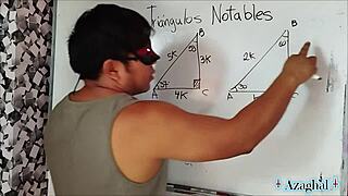 university nerd student seduces teacher with trigonometry sex lesson