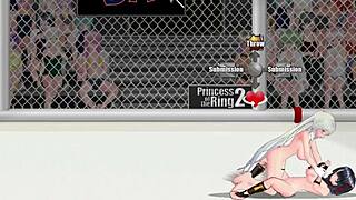 Princess Natacha Vs Sayuri Lesbian Ring Catfight