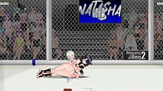 Princess Natacha Vs Sayuri Lesbian Ring Catfight