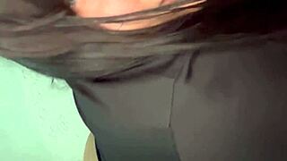 Tanned naughty wife moans wildly for old cuckold eyes?