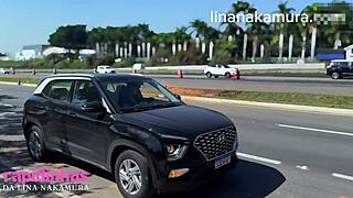 novinha asiatica lina nakamura creampies with bbc mechanic outdoors