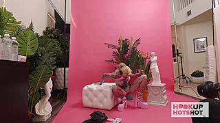 Whoa! Milk-Tank Blonde Sasha Beart Hooks Up with Bryan Gozzling!