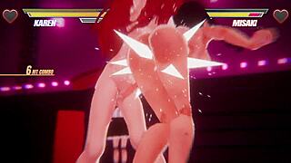 Who Dominates in Futanari Lesbian Anal Battle Round 15?