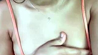 Latina flashes tits in taxi rides dildo on creamy wet pussy