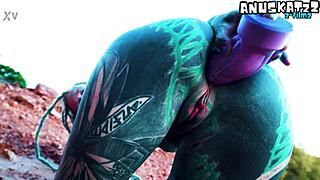 Outdoor Anal Dildo Masturbation Till Pee Urge!