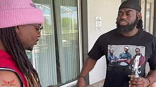 hey stepdad and buddy tag team this teen with big black cocks doggystyle and more