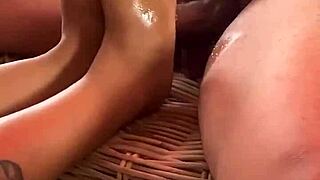 i love your sloppy footjob cum dripping on my toes
