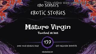 ever wondered how a mature virgin sounds during erotic play?
