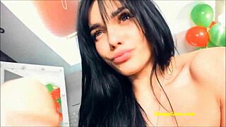 Bongacams Brunette Babe's Pierced Nipples And Shaved Pussy Make Perfect Fuckdoll Striptease