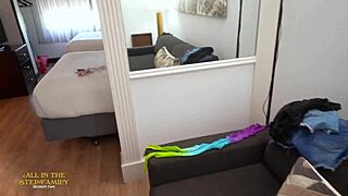 goth latina stepsis with big tits got super horny locked up spring break?