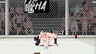 Princess Natacha Vs Sayuri Lesbian Ring Catfight