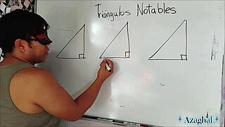 university nerd student seduces teacher with trigonometry sex lesson