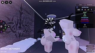 roblox futa orgy pounding every hole in wild condo sex frenzy!