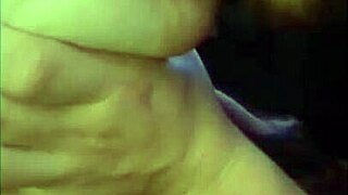 daddy uses teen girlfriend's perfect natural tits cumshot