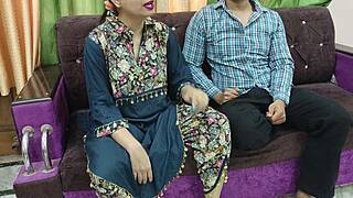 punjabi stepmom punishes horny stepson with rough desi roleplay sex