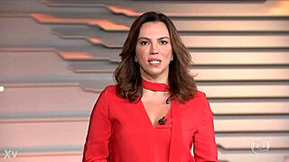 ana paula araujo sexy red bom dia brasil