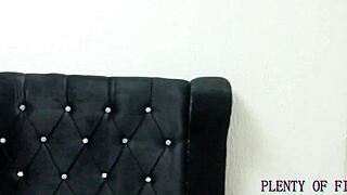 street baddie gets fingered oiled and fucked hard by bbc indoors doggystyle creampie