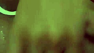 hot black latina teen 18+ masturbates wet pussy in bathtub!!