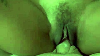 brazilian bunny rides big black cock at midnight!